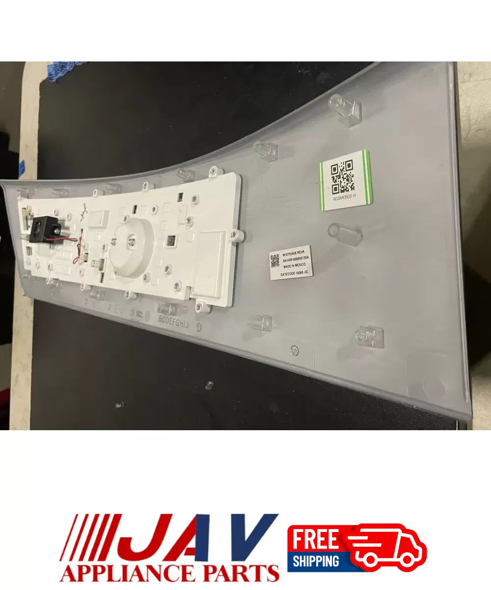 Kenmore W10793508 Dryer Control Board Panel PID# 26063