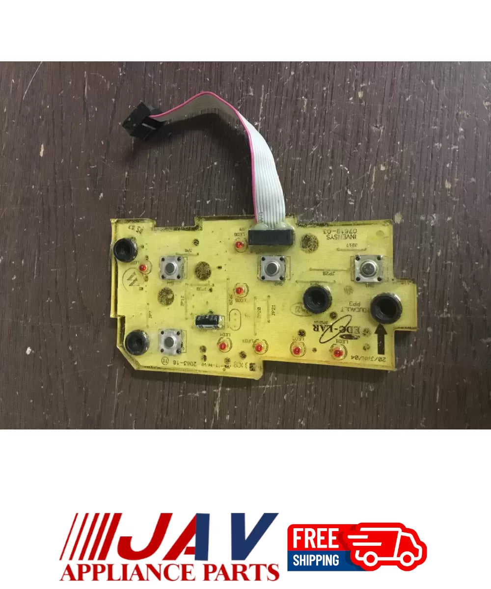 Whirlpool 326048437 Washer Control Board Interface PID# 19441