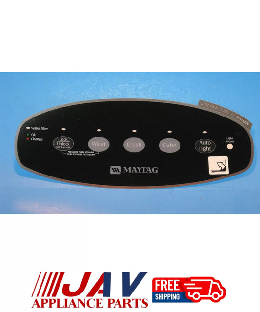OEM Amana Refrigerator Overlay Inv# LR986
