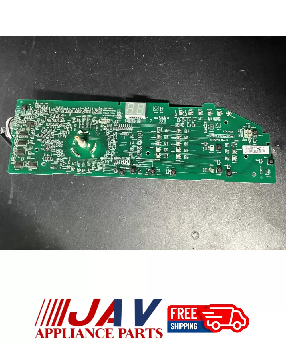 Whirlpool 8564295 User Interface Control Board PID# 17991