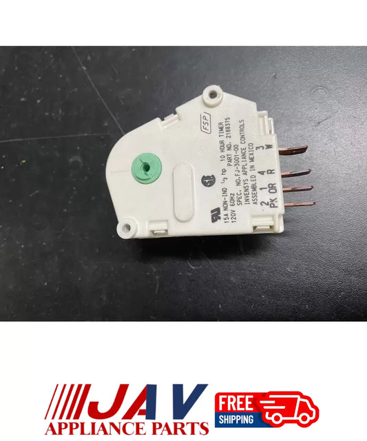 Whirlpool Kenmore W10822278 Refrigerator Defrost Timer PID# 17024