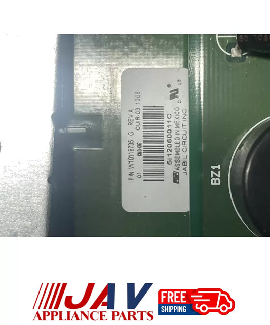 KitchenAid W10460454 Range Oven Display Control Board PID# 36505