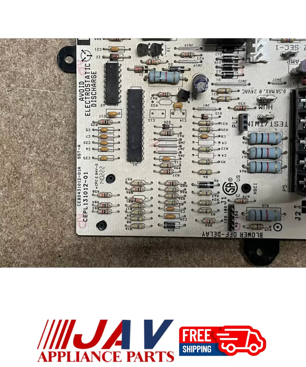 Carrier Bryant CEPL131012 01 Furnace Control Board PID# 17456