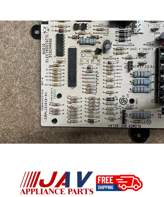 Carrier Bryant CEPL131012 01 Furnace Control Board PID# 17456