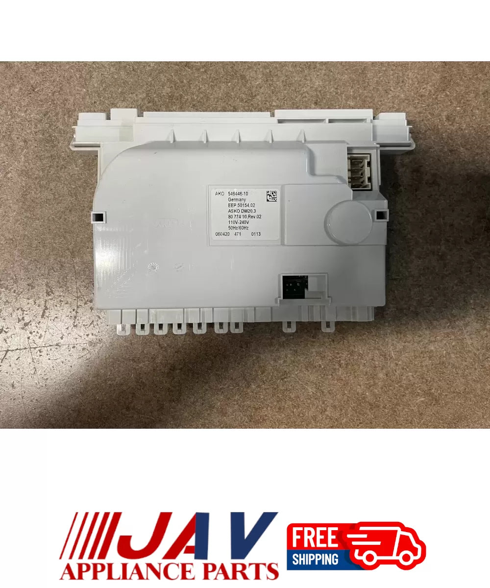 OEM Asko Viking Dishwasher DW20.3 main control board 445820 PID# 16968