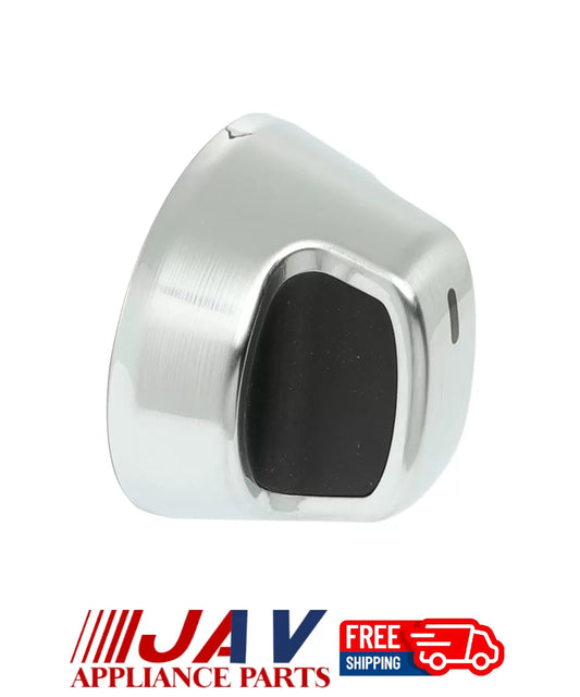 OEM KitchenAid Range Element Knob Stainless Steel Inv# LR580