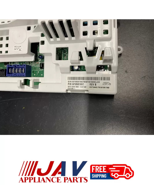 Whirlpool AP5803401 W10581897 PS8768789 Washer Control Board PID# 16035