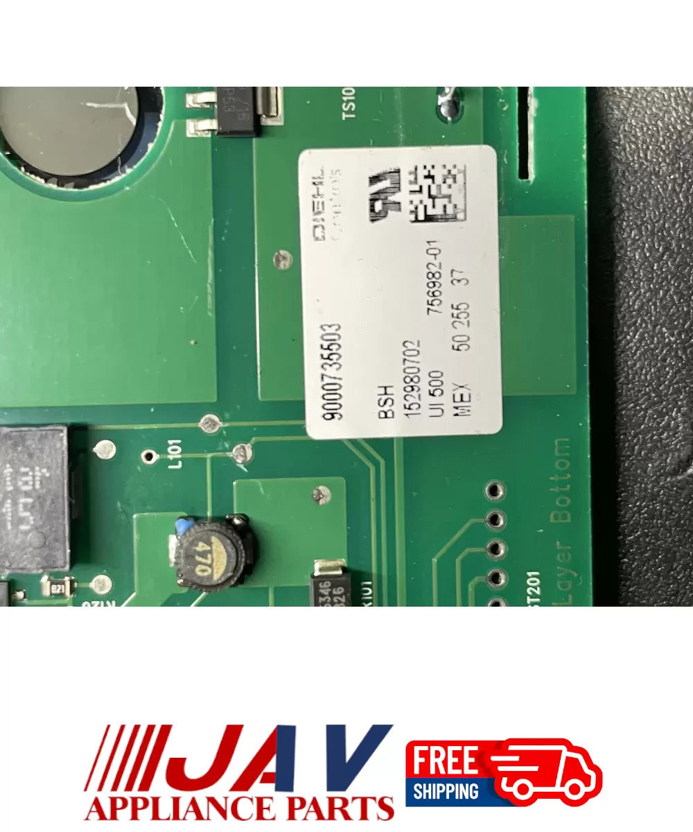 Bosch 9000735503 Oven Range Display Control Board Module PID# 36572