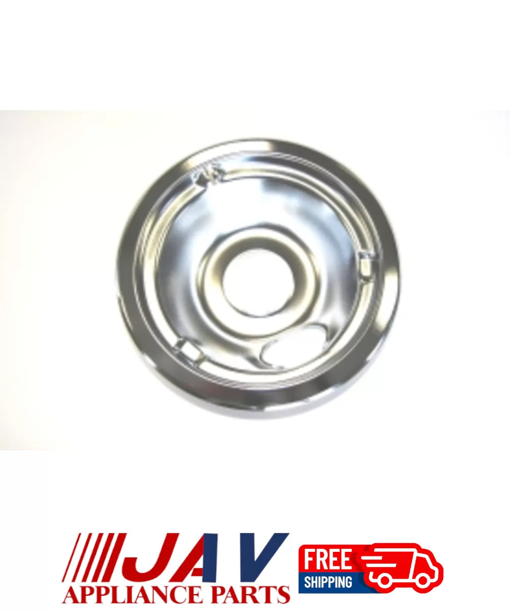 OEM Unknown Dryer Range Stove Cook Top Drip Bowl Chrome With Indents Inv# LR4268