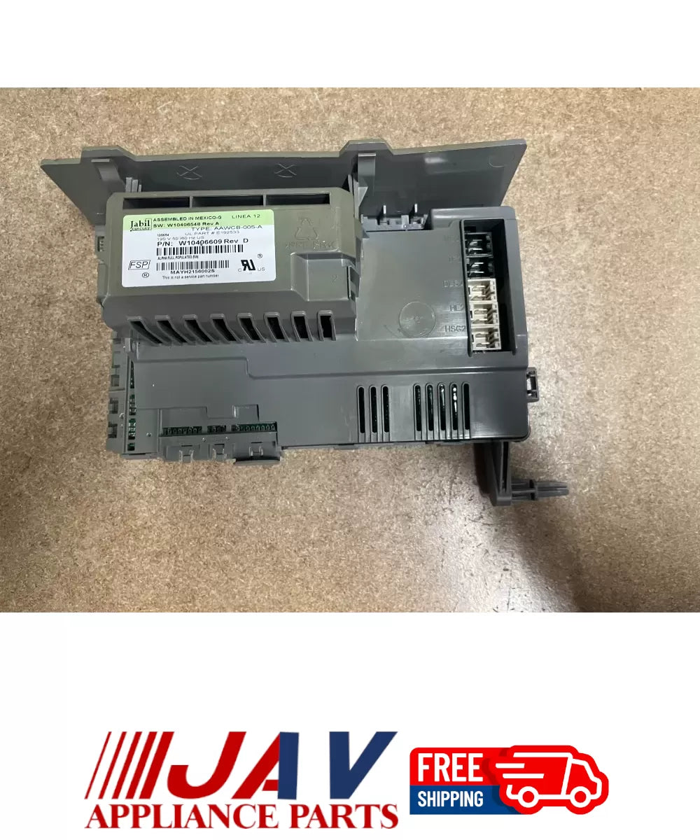 Whirlpool Amana W10406609 Washer Control Board PID# 16824