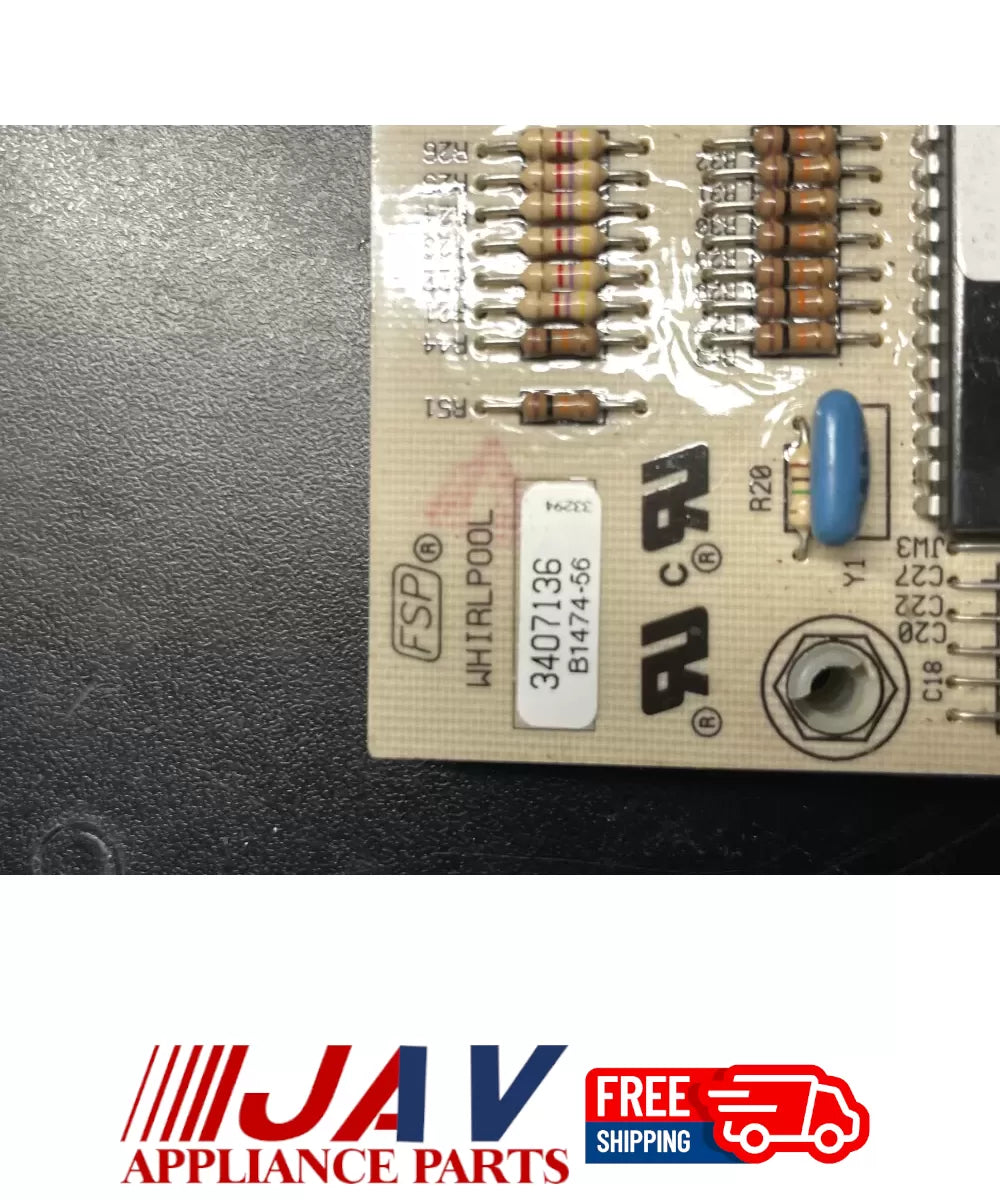 Whirlpool 3407136 3407145 Washer Control Board Commercial PID# 36594