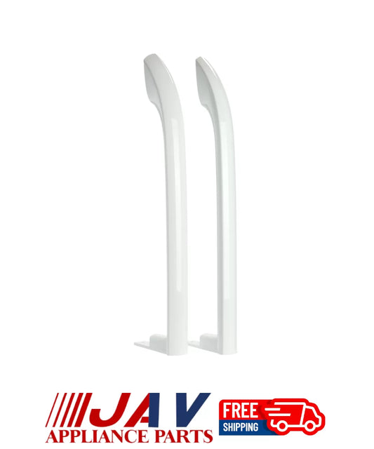 OEM Uni Refrigerator Door Handle Set White Inv# LR2503