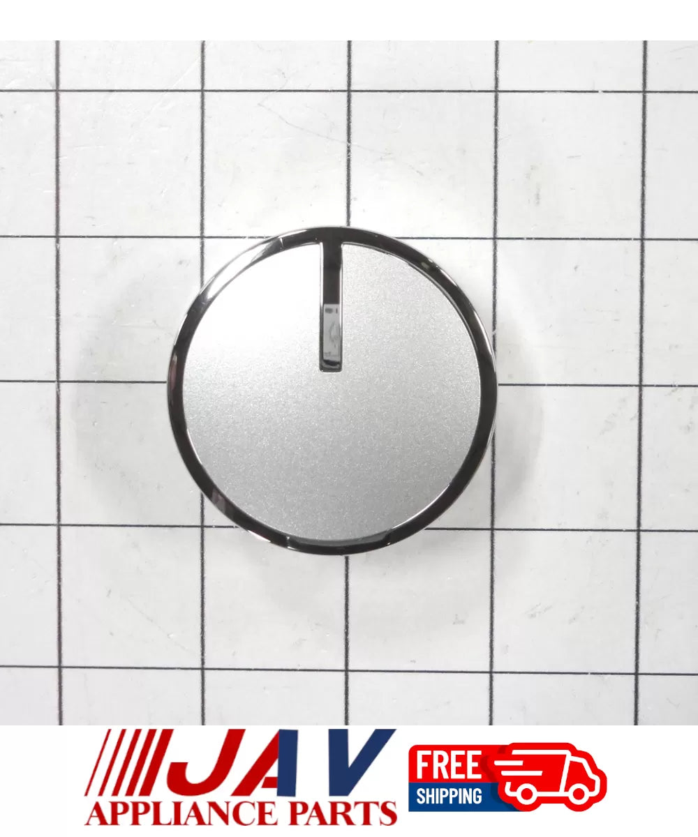 OEM Whirlpool Range Burner Control Knob Stainless Inv# LR540