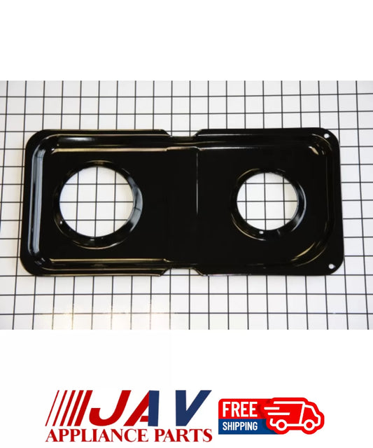 OEM Jenn-Air Range Double Burner Drip Pan Black Inv# LR3684