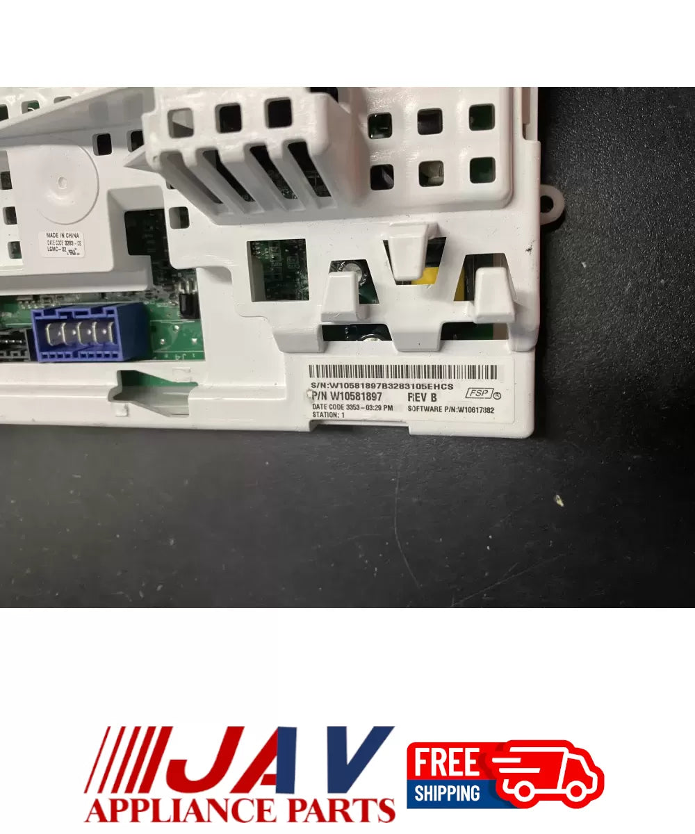 Whirlpool AP5803401 W10581897 PS8768789 Washer Control Board PID# 23136