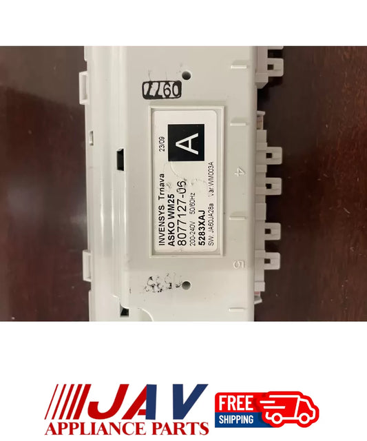 ASKO 8077127-06 807712706 Washer Control Board PID# 36078