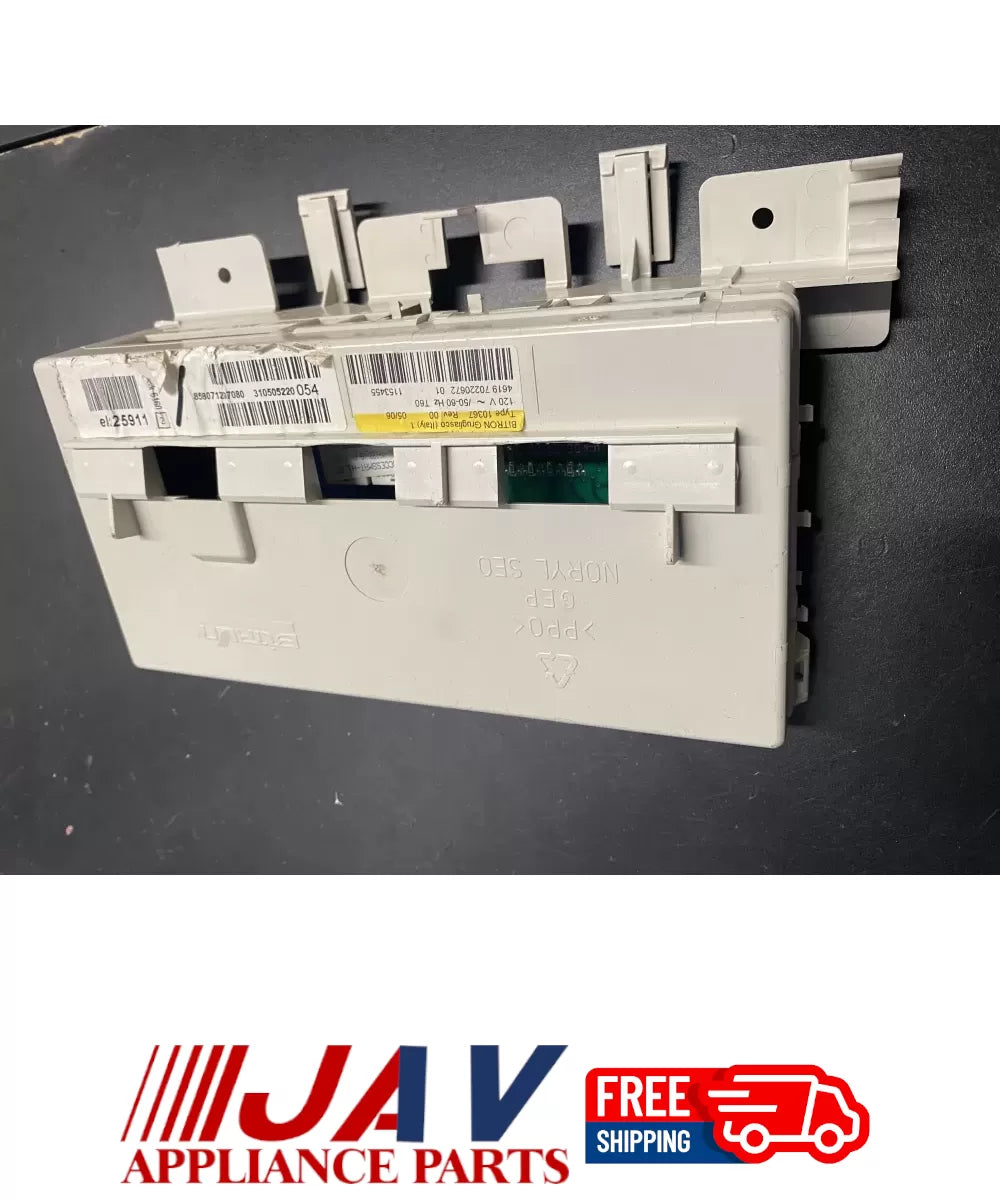 Bitron Grugliasco Washer Control Board 4619 70220672 01 PID# 19030