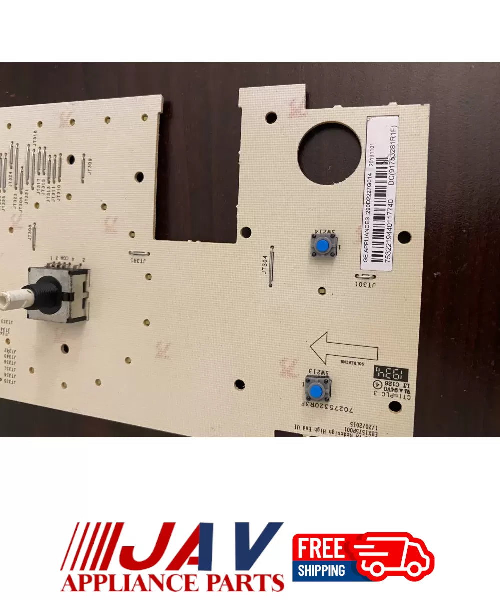 GE 290D2227G014 Washer Control Board PID# 35992