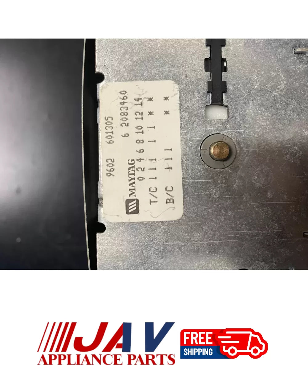 Maytag 62083460 6 2083460 WP22001255 AP6006208 Washer Timer 6 PID# 16532