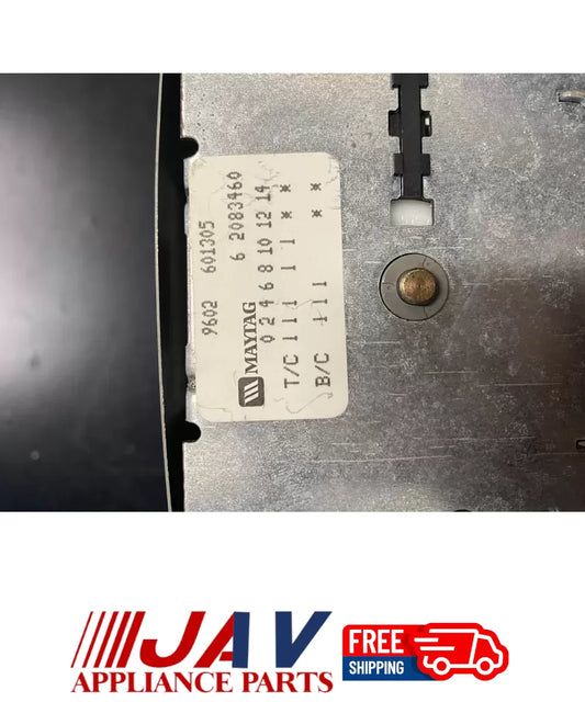 Maytag 62083460 6 2083460 WP22001255 AP6006208 Washer Timer 6 PID# 16532
