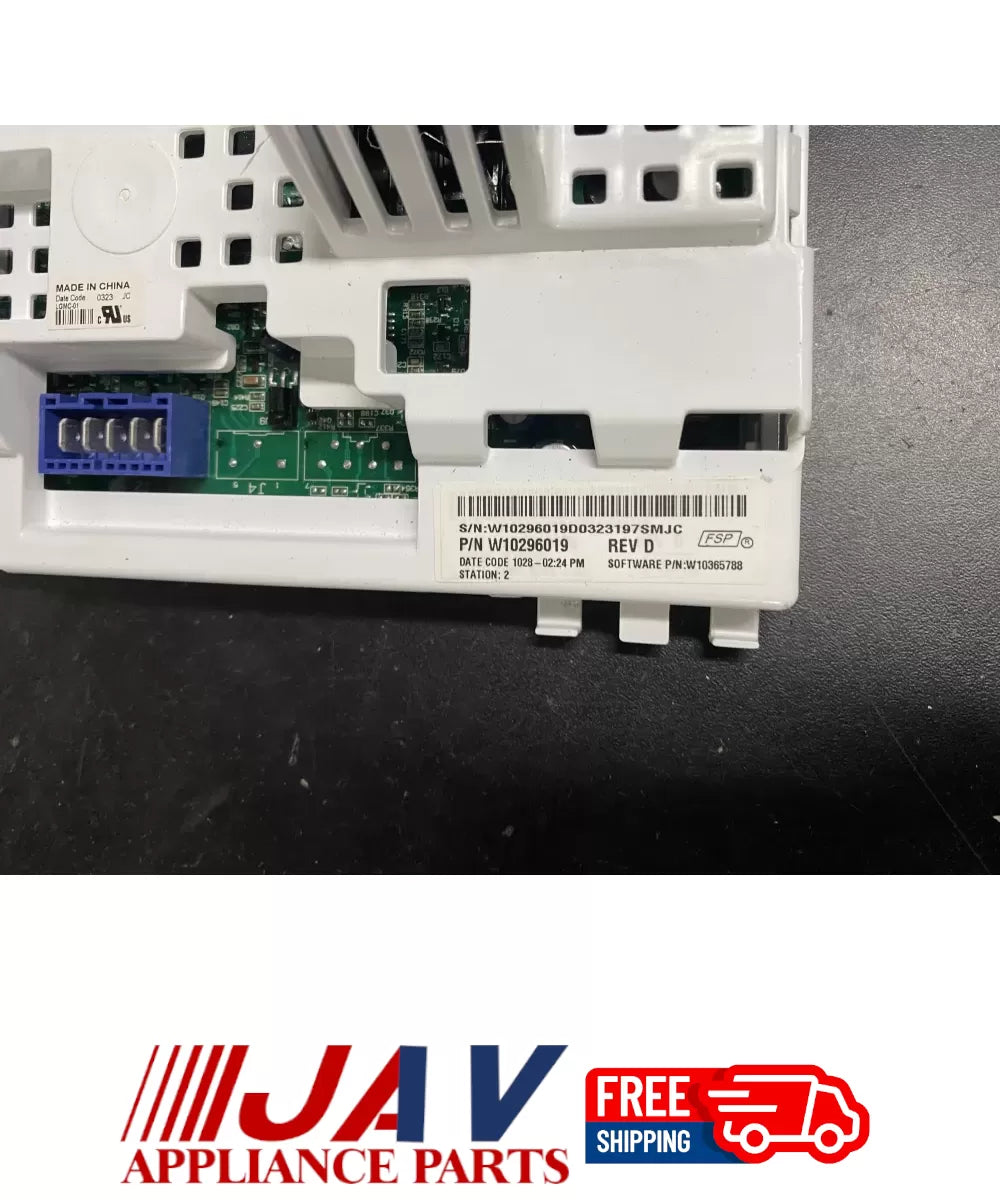 Whirlpool 1938492 W10393444 W10296019 W10333848 Washer Control PID# 20989