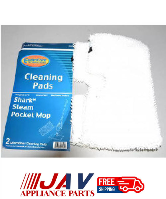 Steam Pocket Mop Pads  For Shark 2 Pack Inv# VC636