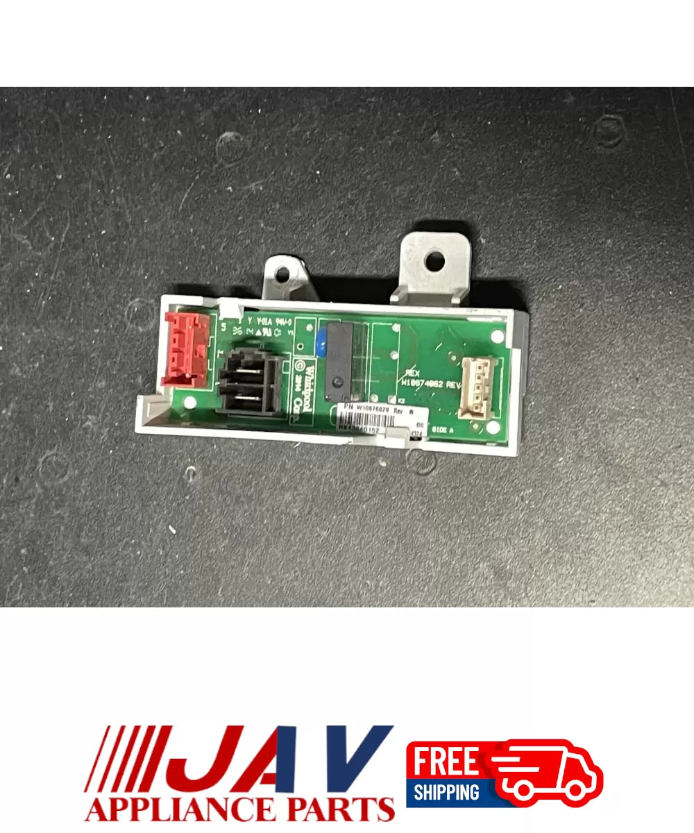 Whirlpool Control Board - Part # W10652285 W10676629 Rev B PID# 17955