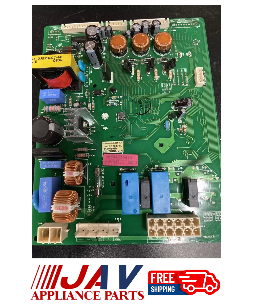  LG Refrigerator Main Control Board INVREF# 1923