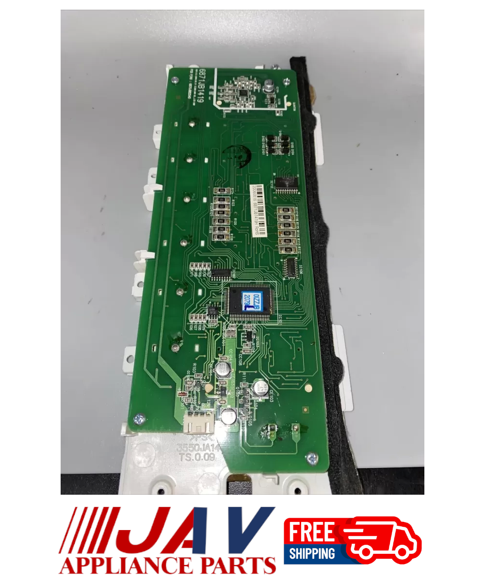  LG Refrigerator Dispenser Display Control Board INVREF# 1576