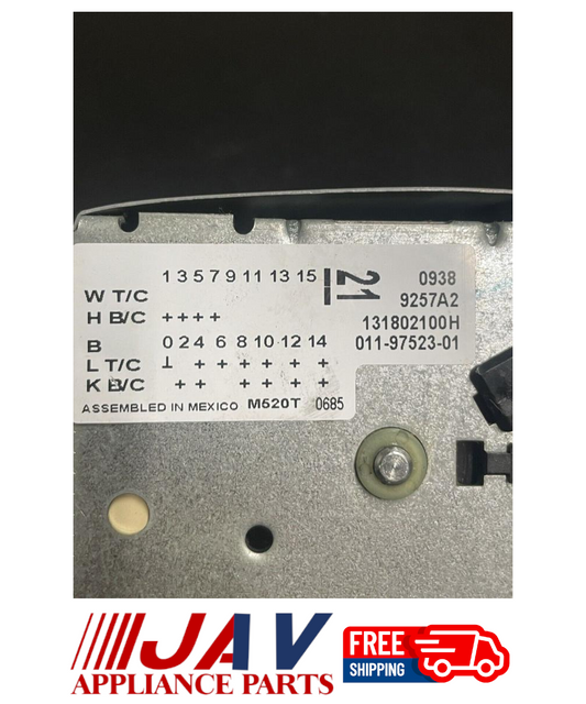  Frigidaire Gibson Kenmore Westinghouse Washer Timer INVREF# 843
