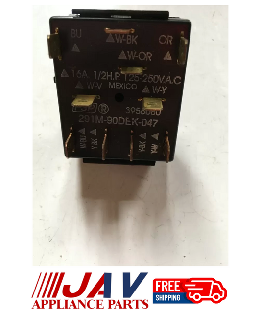  Crosley Whirlpool Washer Motor Speed Cycle Switch INVREF# 10