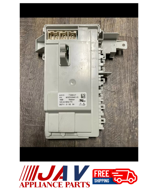  Kenmore Maytag Whirlpool Washer Control Board INVREF# 4