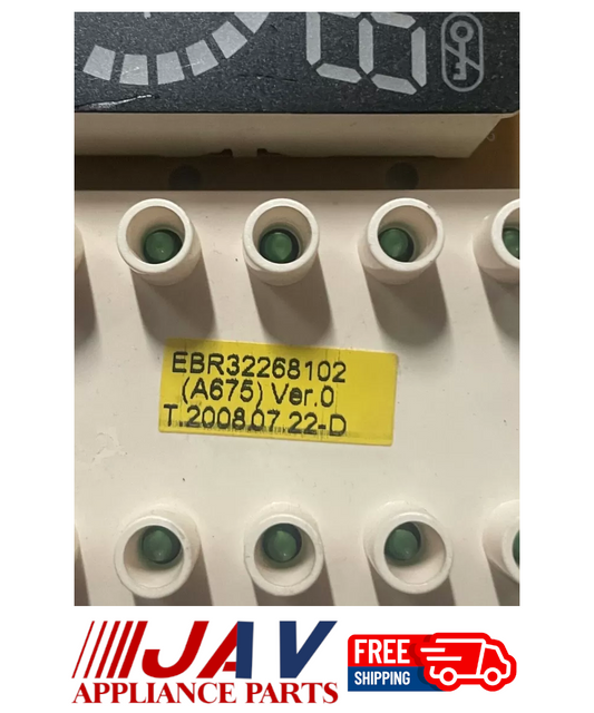  LG Washer User Interface Control Board INVREF# 791