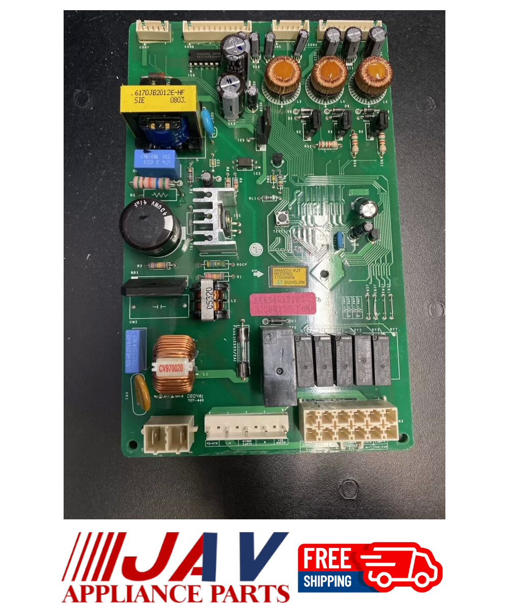  Kenmore LG Refrigerator Electronic Control Board INVREF# 1654