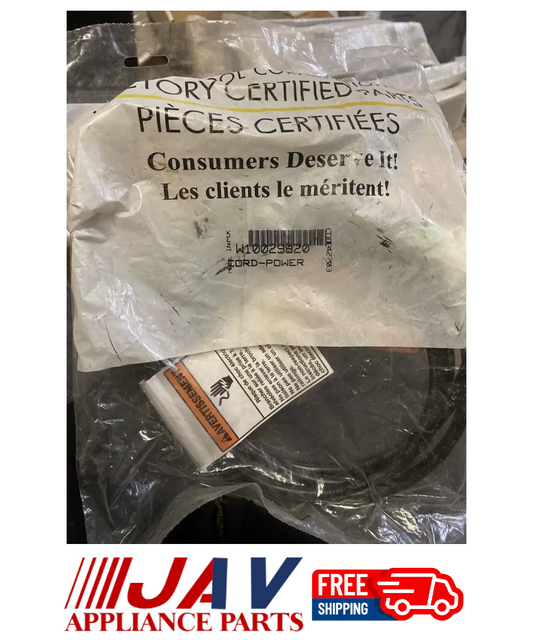  Maytag Whirlpool Washer Power Cord INVREF# 692