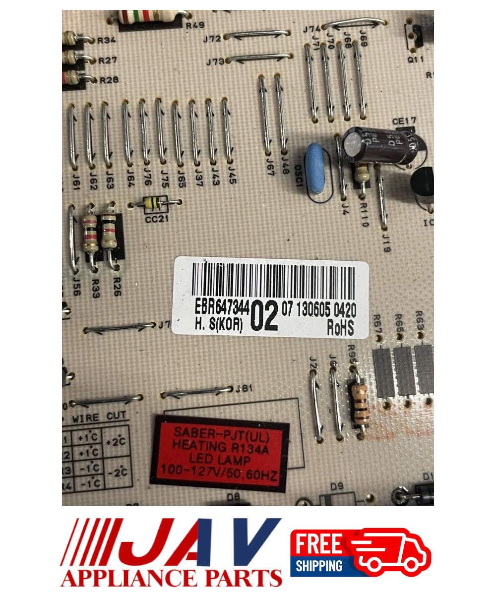  Kenmore LG Refrigerator Circuit Board INVREF# 1857