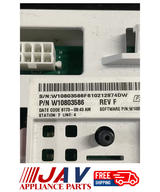  Whirlpool Washer Control Board INVREF# 815